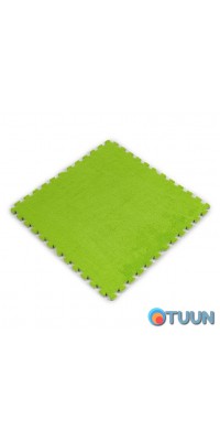 Підлога-пазл плюшевий САЛАТОВИЙ 60*60*1cm (D) SW-00002095