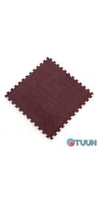Plush floor puzzle BROWN 60*60*1cm (D) SW-00002083