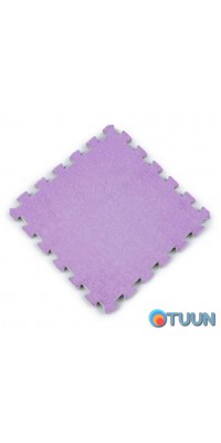 Plush floor puzzle PURPLE 30*30*1cm (D) SW-00002086