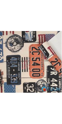 Vinyl wallpaper for room numbers, paper based SW-00000833