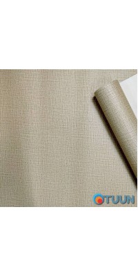 Beige wallpaper with green splashes, vinyl, paper backing SW-00000835