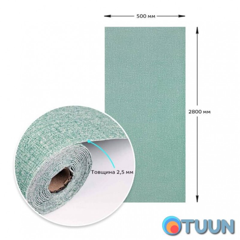 Обои самоклеющиеся 2800*500*2,5мм YM-11 DEEP GREEN WHITE (D) SW-00002019