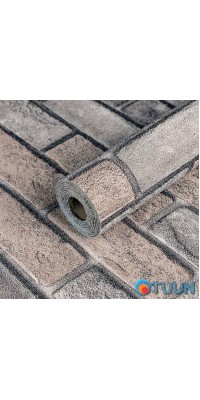Self-adhesive wallpaper brown Ekaterinovlavsky brick 2800*500*2mm (D) SW-00001786
