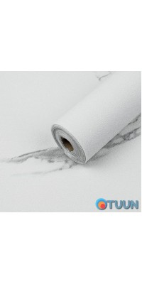 Self-adhesive wallpaper white marble 2800*500*2mm (D) SW-00001504