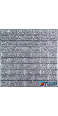Wall panel 3D 700x770x2mm SILVER (D) SW-00001908