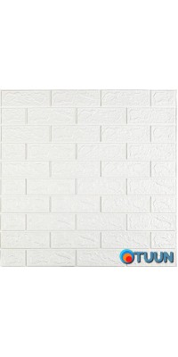 Wall panel 3D 700x770x2mm WHITE (D) SW-00001914