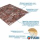 Wall panel Mix 3D (058-2) 700x770x2mm (D) SW-00001917
