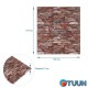 Wall panel Mix 3D (058-2) 700x770x2mm (D) SW-00001917