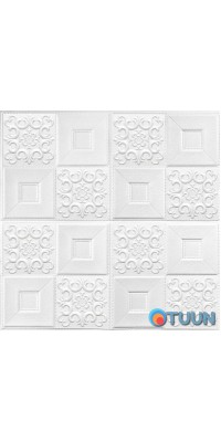Self-adhesive decorative ceiling and wall 3D panel figures 700x700x5mm (114) SW-00000006