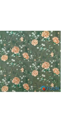 Self-adhesive decorative 3D panel green roses 700x700x5mm (431) SW-00000762