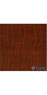 Self-adhesive decorative ceiling and wall 3D panel brown waves 600*600*5mm SW-00001882