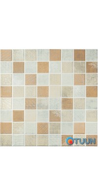Wall panel 3D 700x700x4mm mosaic beige (D) SW-00002011