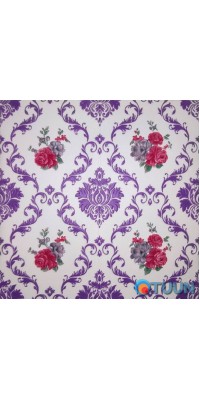 Self-adhesive decorative 3D panel monogram purple 700x700x5mm (402) SW-00000733