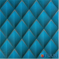 3D wall panel 700x700x4mm blue diamonds (D) SW-00001985