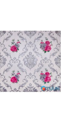 Self-adhesive decorative 3D panel monogram silver 700x700x5mm (403) SW-00000734