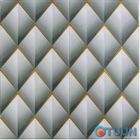 Панель стінова 3D 700х700х4мм ромб сірий (D) SW-00001986 Панель стінова 3D 700х700х4мм ромб сірий (D) SW-00001986