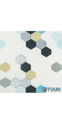 3D wall panel 700x700x4mm mosaic gray-blue (D) SW-00002014