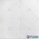 Self-adhesive decorative ceiling and wall 3D panel tile 700x700x4.5mm (164) SW-00000181