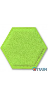 Decorative self-adhesive hexagon under the skin green 200x230mm (1102) SW-00000742