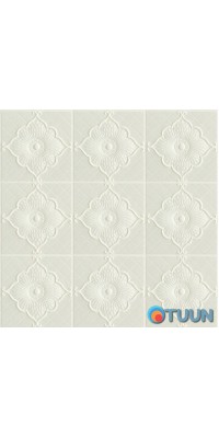 Self-adhesive decorative ceiling and wall 3D panel flower 700x700x5.5mm (163) SW-00000184