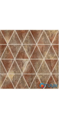 3D wall panel 700x700x4mm brown vintage rhombuses (D) SW-00002007