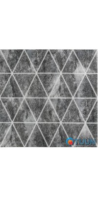 3D wall panel 700x700x4mm grey vintage diamonds (D) SW-00002008