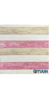 Self-adhesive decorative 3D panel Soft pink wood 700x700x4mm (381) SW-00000527