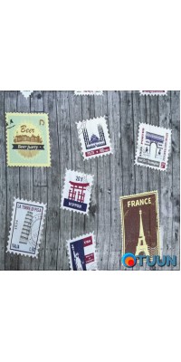 Self-adhesive 3D panel postage stamps 700x700x4mm (091) SW-00001152