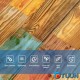 Self-adhesive decorative 3D panel Palette wood 700x700x4mm (382) SW-00000528