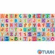 Set of 3D Alphabet wall panels (2 pcs) 700*1400*4mm (D) SW-00002352