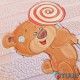 3D wall panel 700*700*4mm bears on a pink background (D) SW-00001974