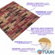 Self-adhesive decorative 3D panel for beige-brown brick Ekaterinoslav 700x770x5mm (047) SW-00000026