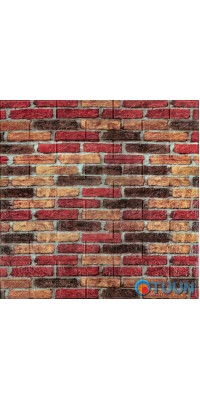 Self-adhesive decorative 3D panel for beige-brown brick Ekaterinoslav 700x770x5mm (047) SW-00000026