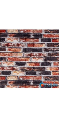 Decorative 3D panel self-adhesive brick gray-blue Ekaterinoslavsky 700x770x5mm (048) SW-00000027