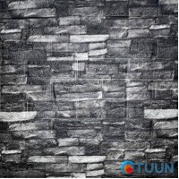 Самоклеящаяся декоративная 3D панель под кирпич серый песчаник матовый 700x770x5мм (059M) SW-00000634