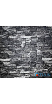 Self-adhesive decorative 3D brick panel gray sandstone matte 700x770x5mm (059M) SW-00000634