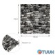 Decorative 3D panel self-adhesive under black stone Ekaterinoslavsky 700x770x5mm (040) SW-00000483