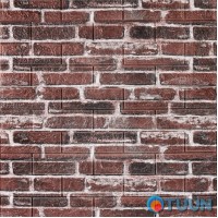 Декоративная 3D панель самоклейка под кирпич красный Екатеринославский 700x770x5мм (043) SW-00000031
