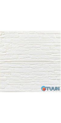 Self-adhesive 3D panel cultural stone white 700x600x8mm (191) SW-00000070