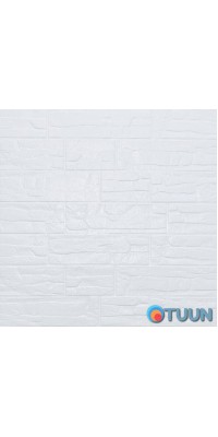 Self-adhesive decorative 3D panel stone White torn brick 700x770x5mm (155) SW-00000484