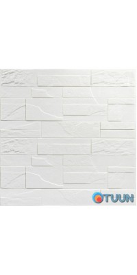 Self-adhesive decorative 3D panel stone White broken brick 700x770x5mm (180) SW-00000426