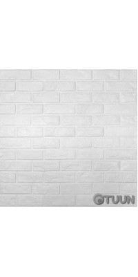 Self-adhesive 3D panel cultural stone white 700x800x8mm (196) SW-00000485