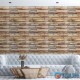 3D wall panel 680*680*4mm brown slate (D) SW-00002002