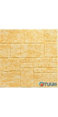 Self-adhesive decorative 3D panel stone yellow marble 700x700x6mm (152) SW-00000220