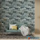 Self-adhesive 3D panel for brick clinker blue 700x700x5mm (413) SW-00000768