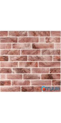 Wall panel 680*680cm*4mm clinker pink clay (D) SW-00002005
