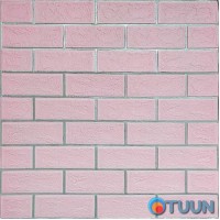 Панель стеновая 70*70cm*5mm розовий кирпич с серебром (D) SW-00001501 Панель стеновая 70*70cm*5mm розовий кирпич с серебром (D) SW-00001501