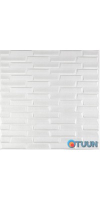 3D panel self-adhesive masonry white 770x700x5 mm (031) SW-00000167
