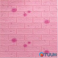 Декоративная 3D панель самоклейка под светло-розовый кирпич Одуваны 700x770x5мм (022) SW-00000023 Декоративная 3D панель самоклейка под светло-розовый кирпич Одуваны 700x770x5мм (022) SW-00000023