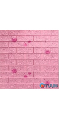 Decorative 3D panel self-adhesive for light pink brick Dandelions 700x770x5mm (022) SW-00000023